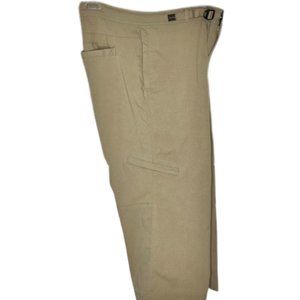 PrAna Khaki High Rise Active Hiking Knickers (Capris)  - XL